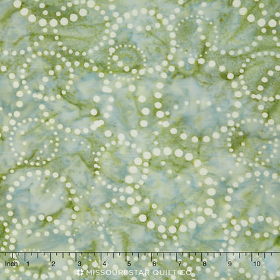 Artisan Batiks - Ring Toss Basil Yardage