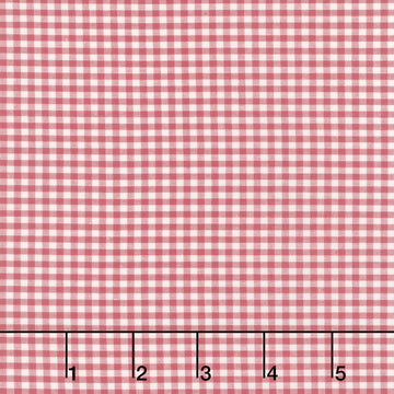 Creating Memories - Winter - Woven Gingham Red Yardage Primary Image