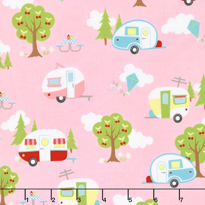 Glamperlicious - Glamper Main Pink Yardage