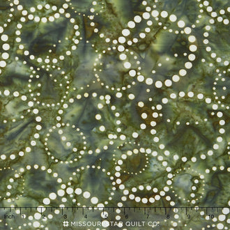 Artisan Batiks - Ring Toss Olive Yardage
