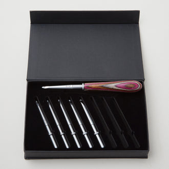 Sawyer Creek Artistry Interchangeable Crochet Hook Set - Touch of Grey/Bulb
