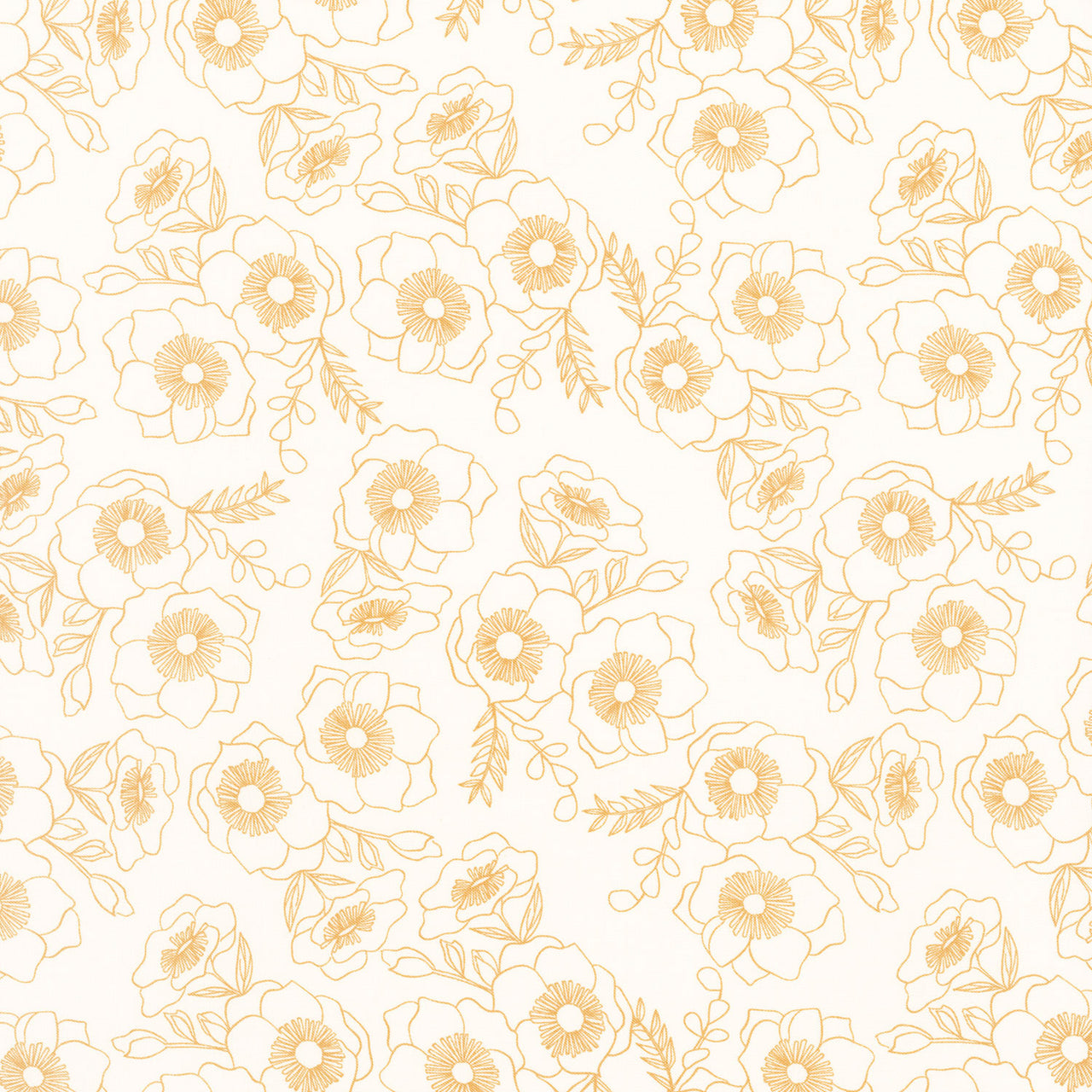 Color Me Pretty - Botanica Saffron Yardage Primary Image