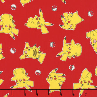 Pokemon - Pikachu Red Yardage