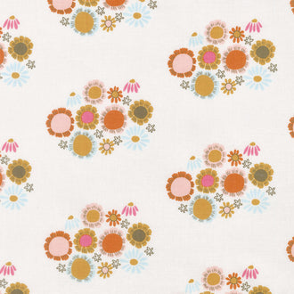 Guinevere - Flower Cream Yardage