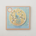 Flamboyant Peacock Wool Felt Embroidery Applique Kit Alternative View #3