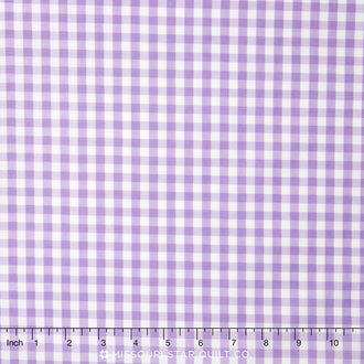 Medium Gingham - Lavender Yardage