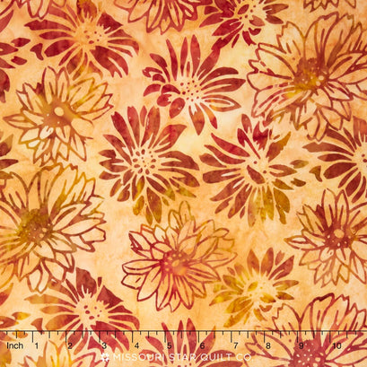 Artisan Batiks - Cornucopia 7 Flowers Autumn Yardage