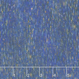 Seurat - Artist Series Texture Indigo Digitally Printed Yardage