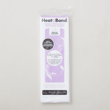 HeatnBond Non-Woven Craft Fusible Extra Firm White - 20" x 1 yard pack Alternative View #1