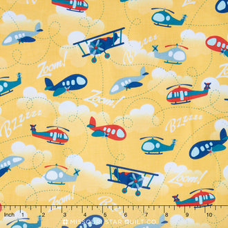 Fly Aweigh - Main Yellow Yardage