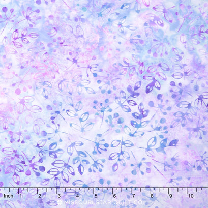 Artisan Batiks - Blossom 3 Leaves Hyacinth Yardage