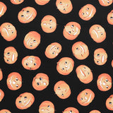 Pumpkin Patch (Riley Blake) - Tossed Jacks Black Yardage Primary Image