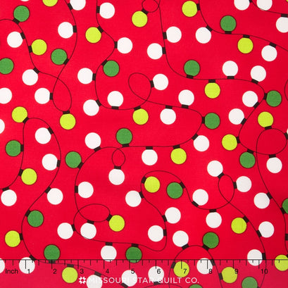Jingle - Lights Red Yardage