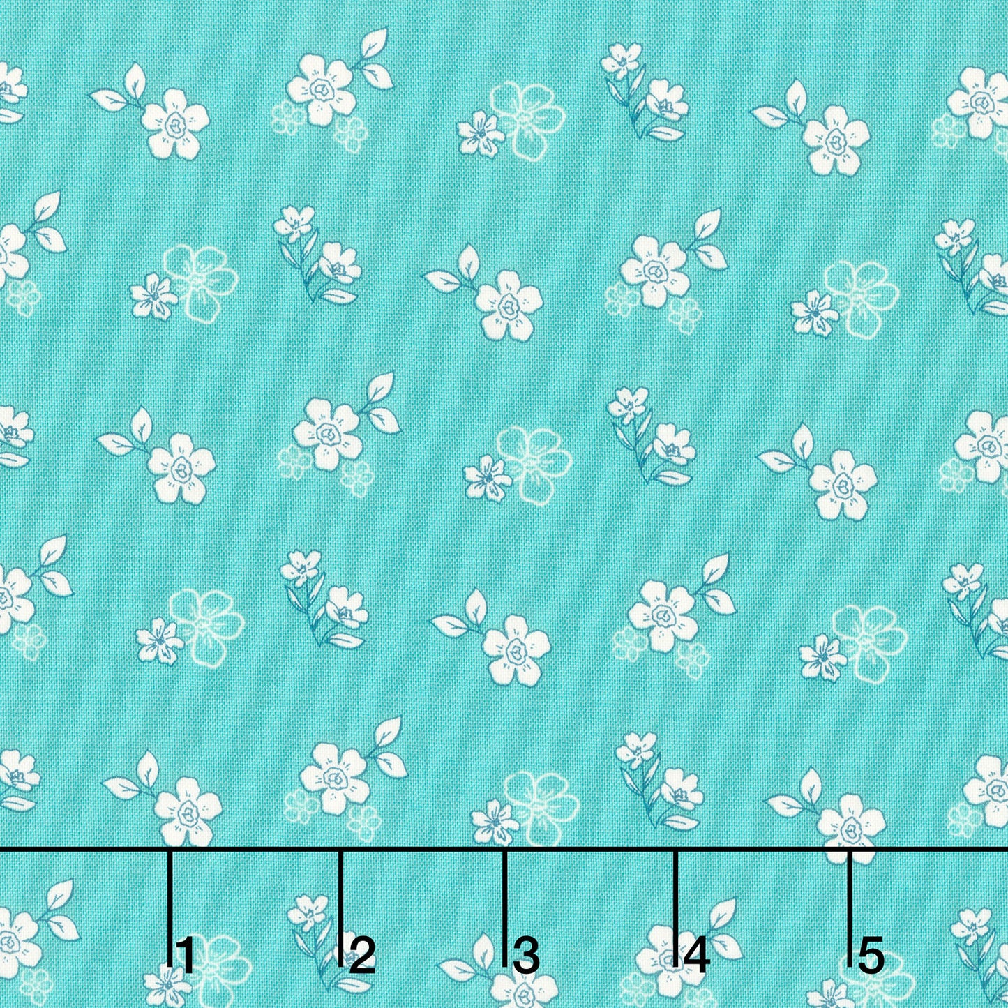 Feed My Soul - Tossed Floral Sky Yardage Primary Image