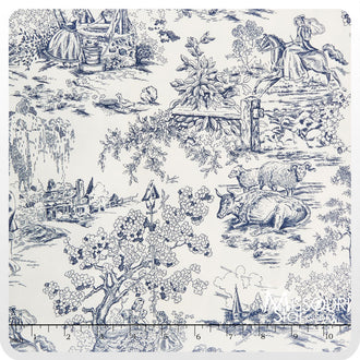 Classic Minis - Blue Yardage
