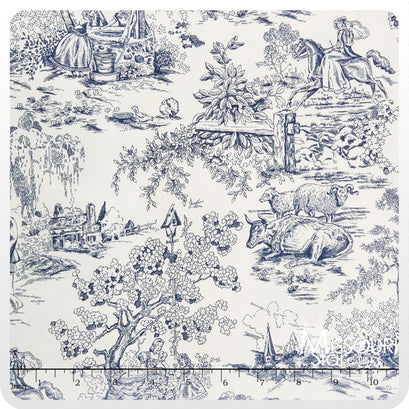 Classic Minis - Blue Yardage