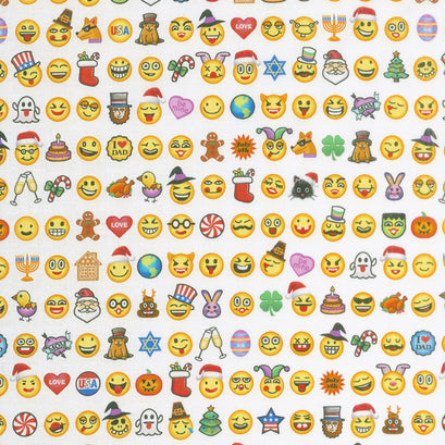 OMG LOL - Emoji Holiday Yardage