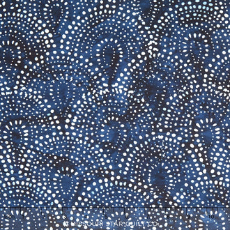 Tonga Batiks - Indigo Dreams Henna Galaxy Yardage