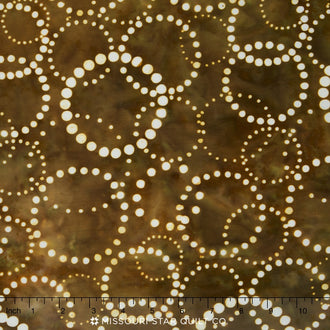 Artisan Batiks - Ring Toss Nutmeg Yardage