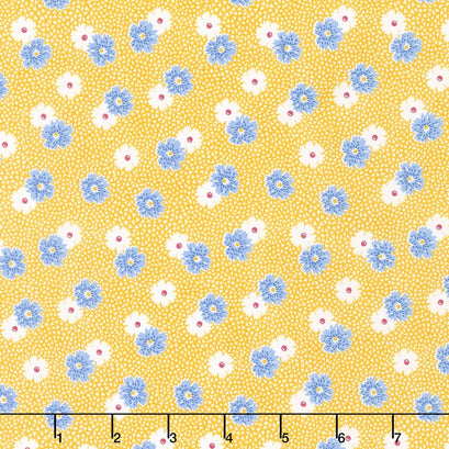 Windowsill Garden - Flowers Screamin' Yellow Yardage