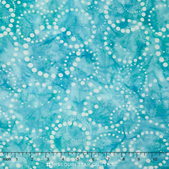 Artisan Batiks - Ring Toss Aqua Yardage