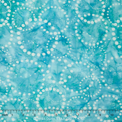 Artisan Batiks - Ring Toss Aqua Yardage