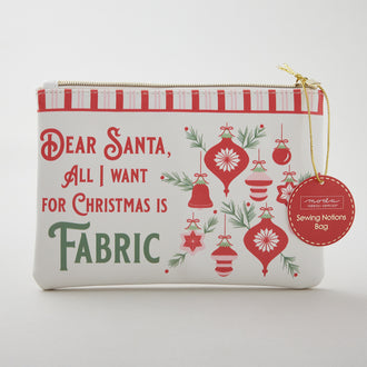 Dear Santa Ornaments Glam Bag