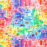 Rainbow Crafter's Stash - Craft Supplies White Yardage