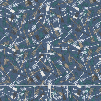 High Adventure 2 - Arrows Blue Yardage