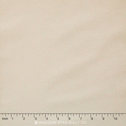 Whisper Prints - Ivory Yardage