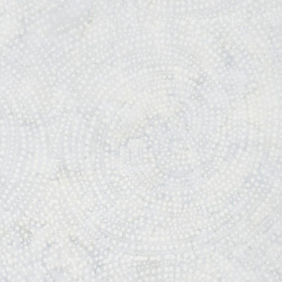 Tonga Batiks - Colorwheel Earth Dotty Spiral Silver Yardage