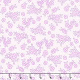 At the Cottage Favorites - Tonal Flowers Purple Yardage Primary Image