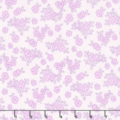 At the Cottage Favorites - Tonal Flowers Purple Yardage