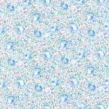 Blast from the Past - Roses Blue Yardage