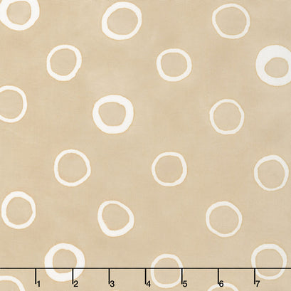 Mark to Make - Circles Ecru Yardage