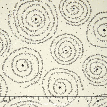 Freedom - Brave Vanilla/Charcoal Yardage