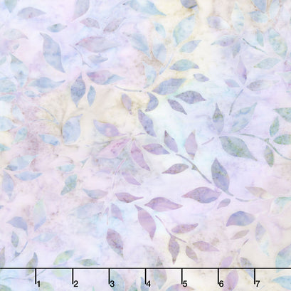 Artisan Batiks - Anemone Leaves Mist Yardage