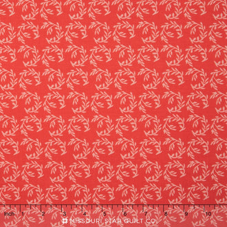 Apricot & Persimmon - Fern Coral Yardage