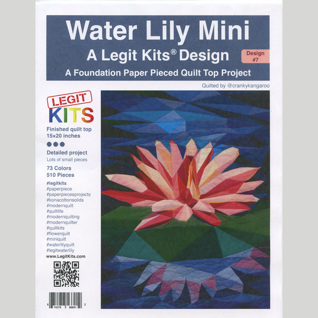 Water Lily Mini Quilt Pattern Primary Image
