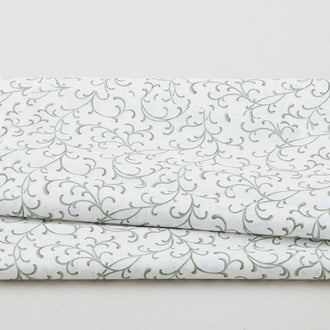 Graceful - Scroll Green 2 Yard Cut
