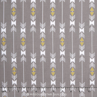 Four Corners - Stripe Gray Sparkle Yardage