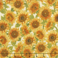 Shades of the Season 11 - Sunflowers Harvest Metallic Yardage