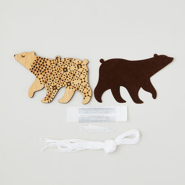 Bear Stitched Ornament Kit Alternative View #1