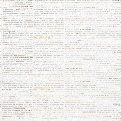 Holidays Past - Christmas Clippings Neutral Yardage