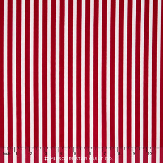 Lost and Found Love - Valentines Stripes Red Yardage