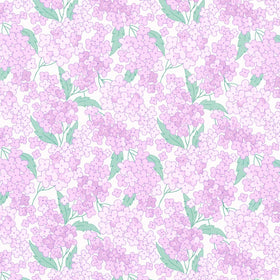 At the Cottage Favorites - Floral Purple Yardage Primary Image