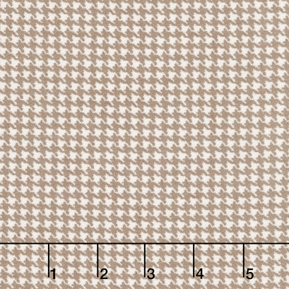 Farmhouse Flannels III - Small Check Cocoa Yardage