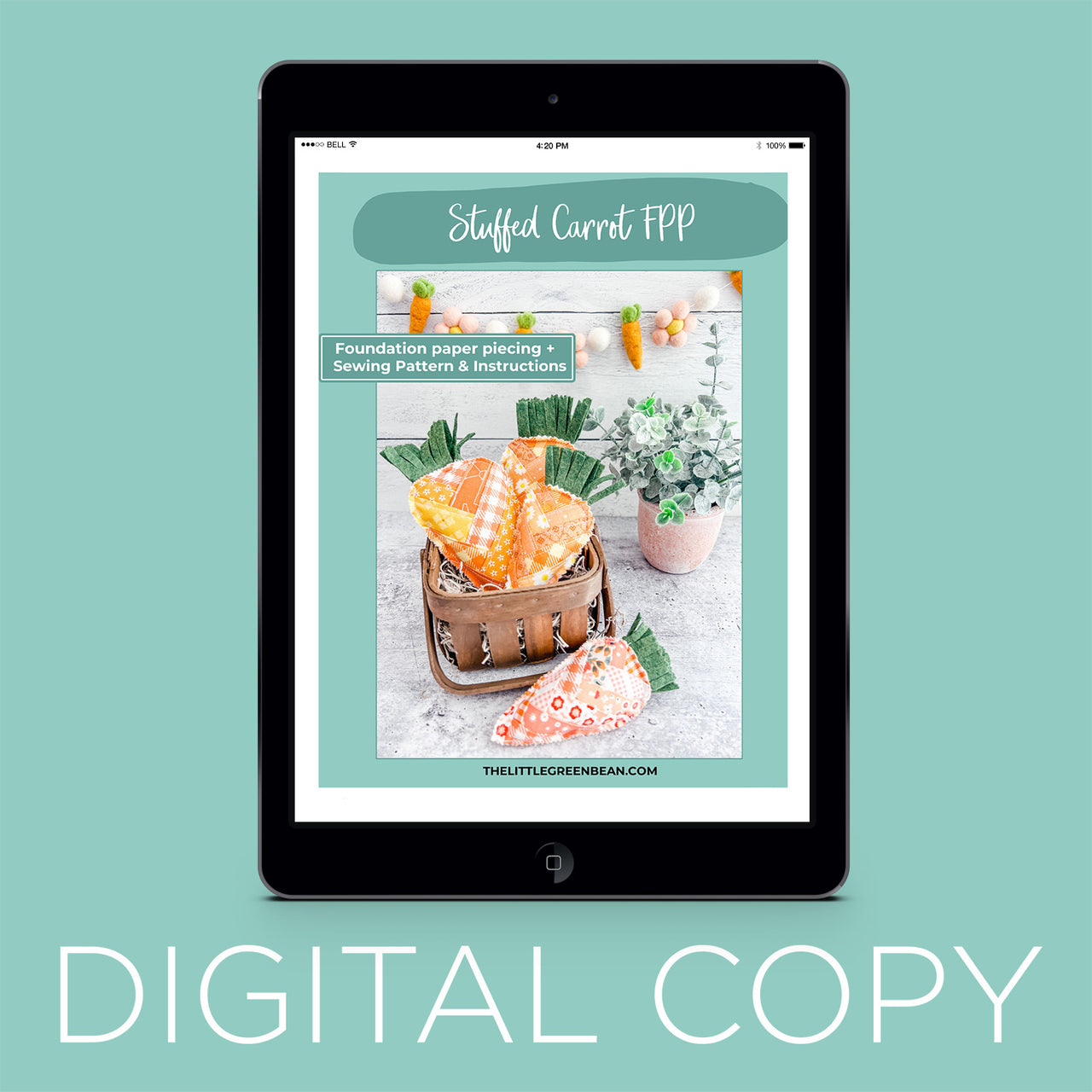 Digital Download - Stuffed Carrot FPP Pattern Primary Image