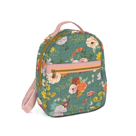 Teal Blooms -The Violet Backpack - Knot & Thread Design - Fabric Pack
