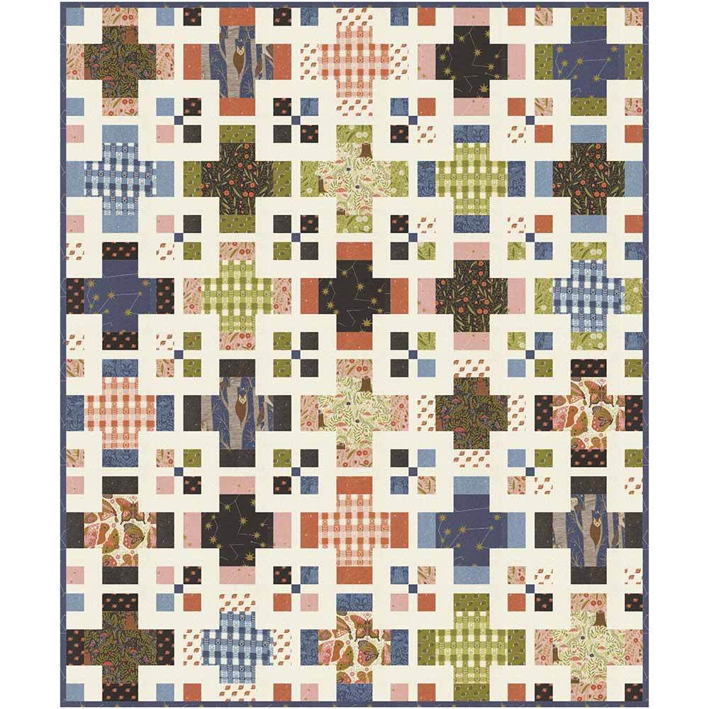 Frankie Quilt - Night Owl - Gingiber - Moda - Kit